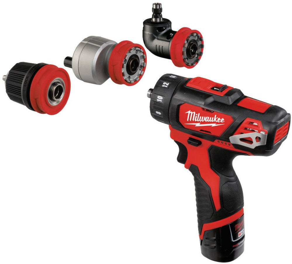MILWAUKEE Kompakt 12V bore-/skruemaskine med 2-gear og aftagelig borepatron